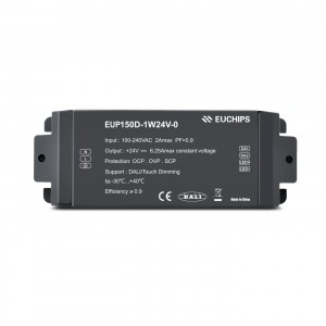 150W 24VDC DALI CV Driver EUP150D-1W24V-0