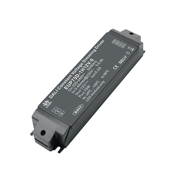 75W 12VDC DALI CV Driver EUP75D-1H12V-0