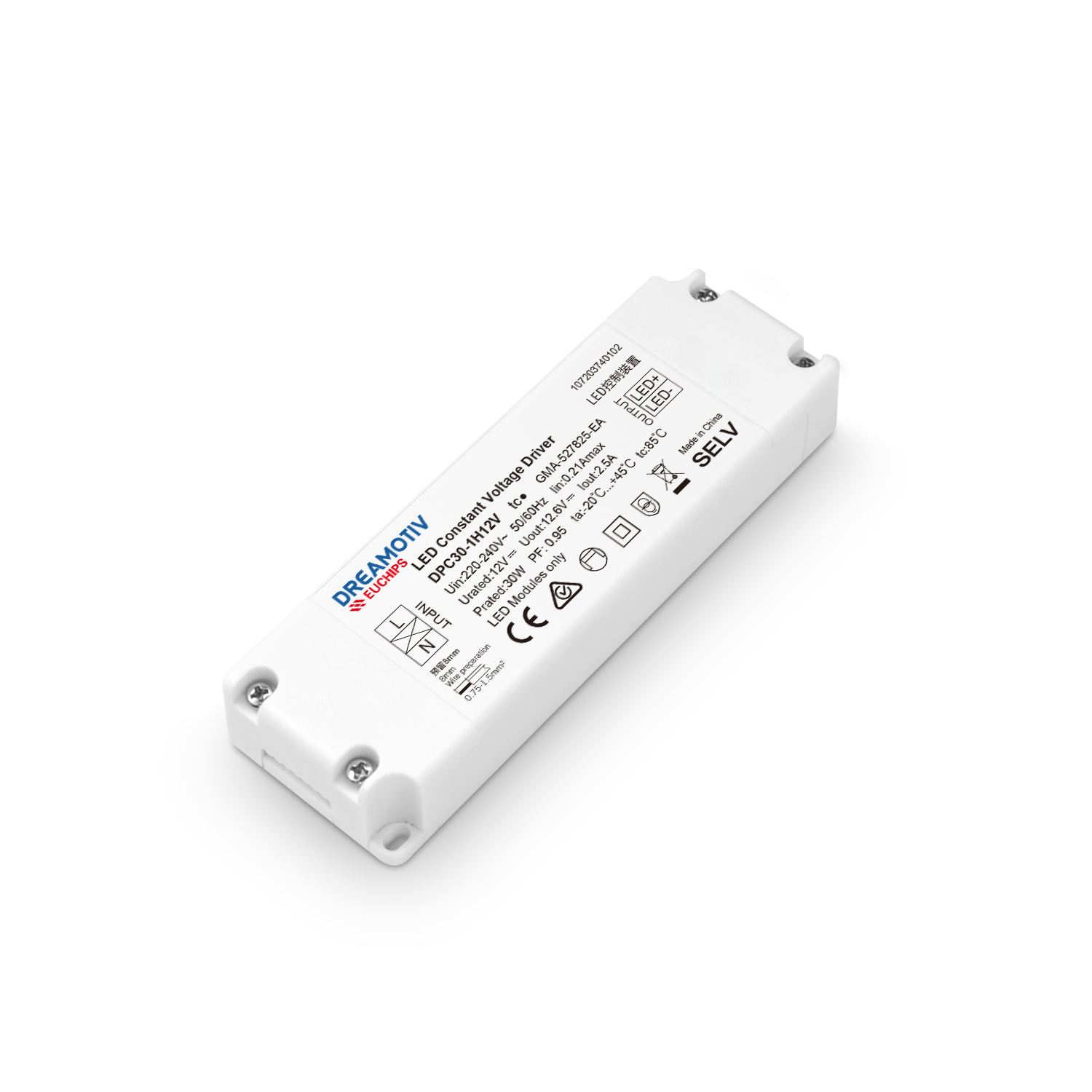 30W 12VDC Non-Dimmable CV LED Driver DPC30-1H12V Featured Image