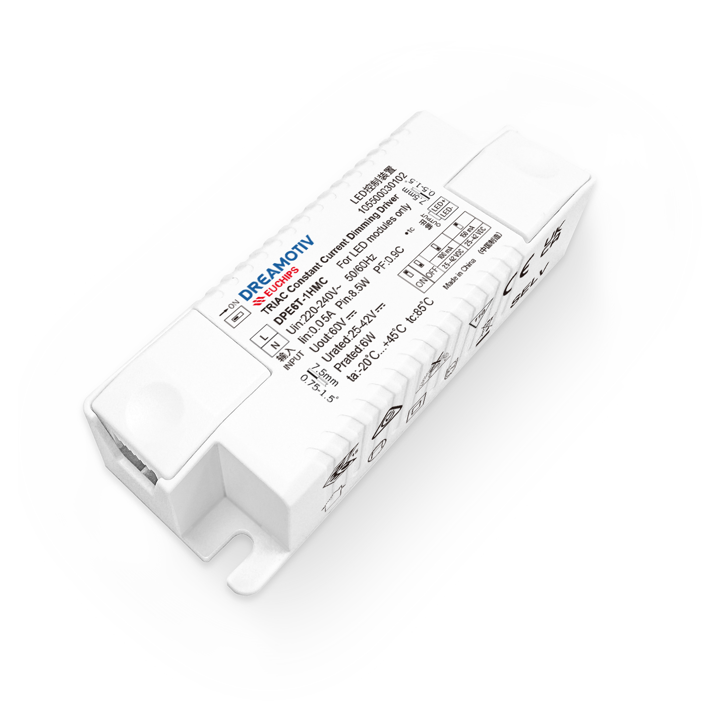 6W 100~150mA*1ch Phase-cut CC Driver DPE6T-1HMC Featured Image