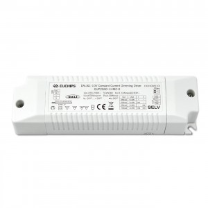 20W 350/500/550/700mA*1ch CC DALI&0-10V Driver EUP20AD-1HMC-0