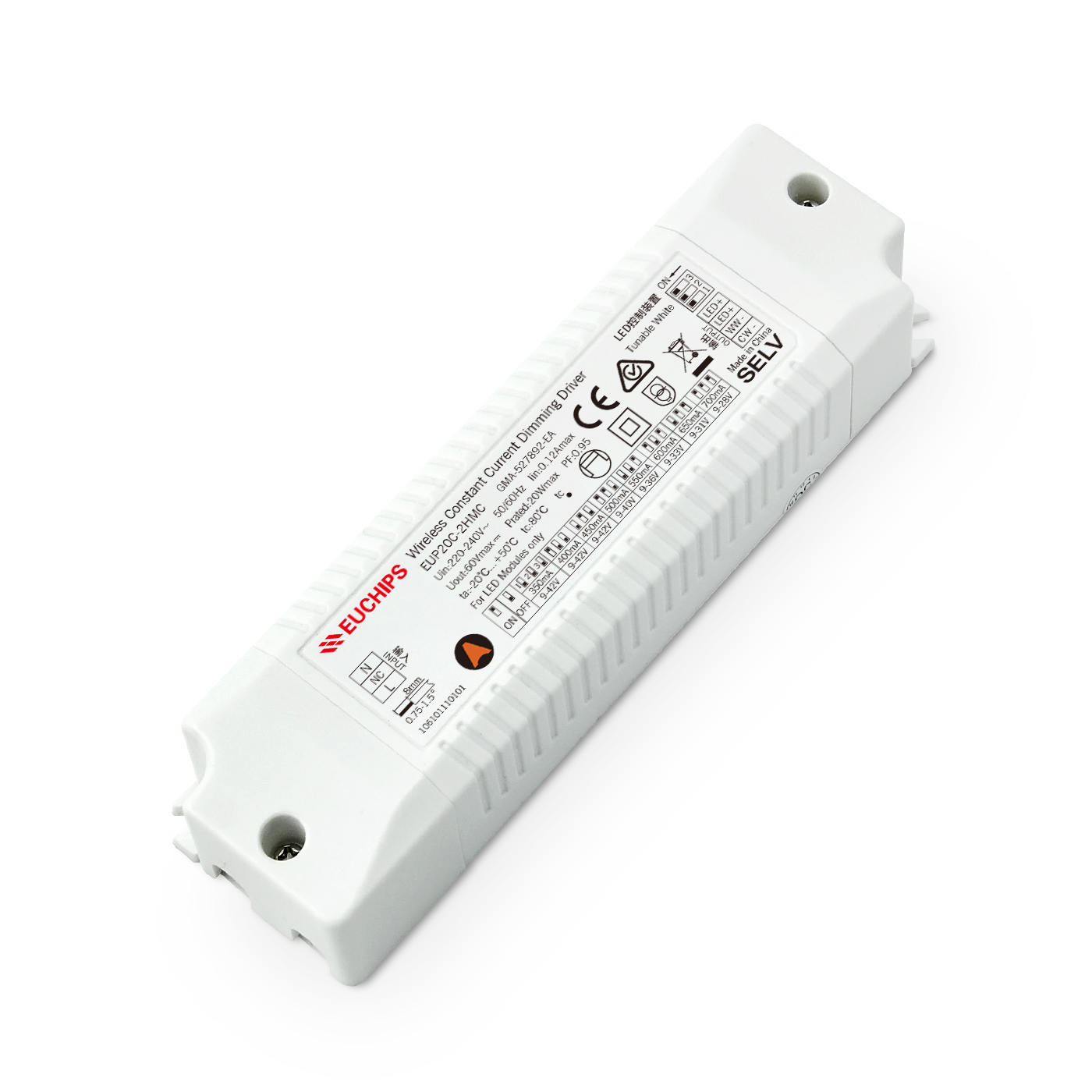 20W 350~700mA*2ch Casambi CC Dimming Driver EUP20C-2HMC Featured Image