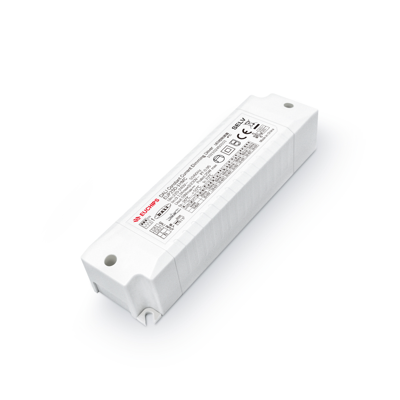 25W 250~600mA*1ch DALI CC Driver EUP25D-1HMC Featured Image