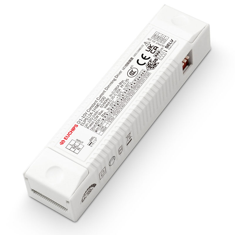 12W 200~350mA*1ch 0/1-10V CC Driver EUPS12A-1HMC-200 Featured Image