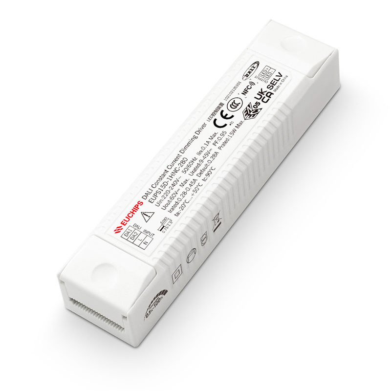 15W 280~450mA*1ch NFC DALI CC Driver EUPS15D-1HNC-280 Featured Image