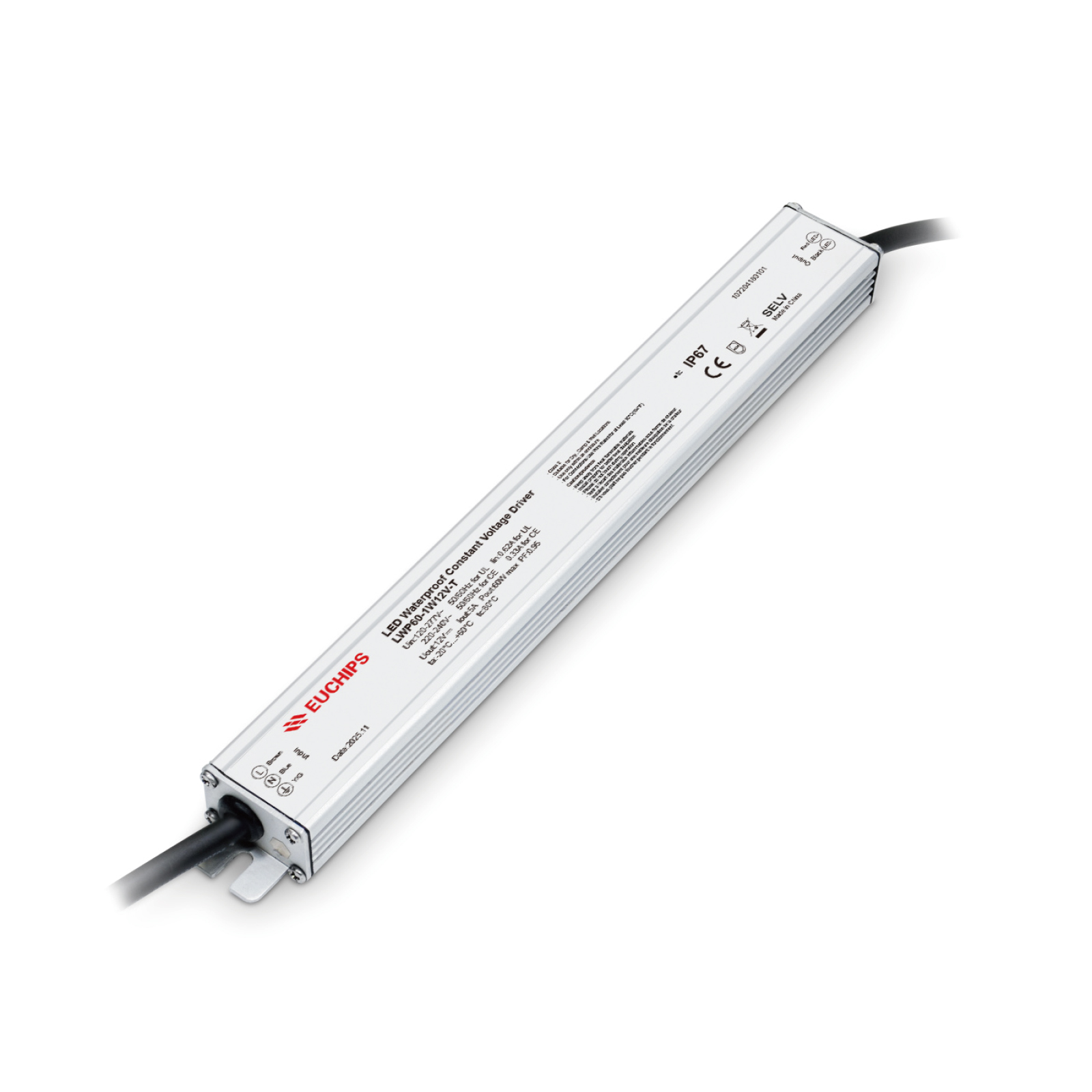 60W 12VDC Non-dimmable Waterproof CV Driver LWP60-1W12V-T Featured Image