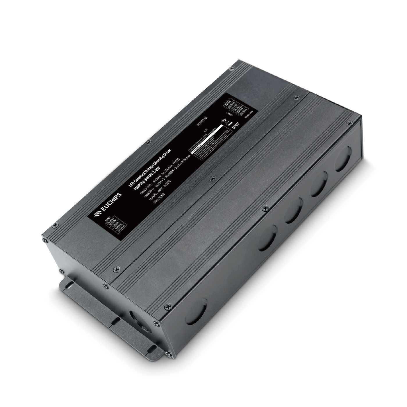 180W 12VDC Non-dimmable CV LED Driver MUP180-3W12V-T-BW Featured Image