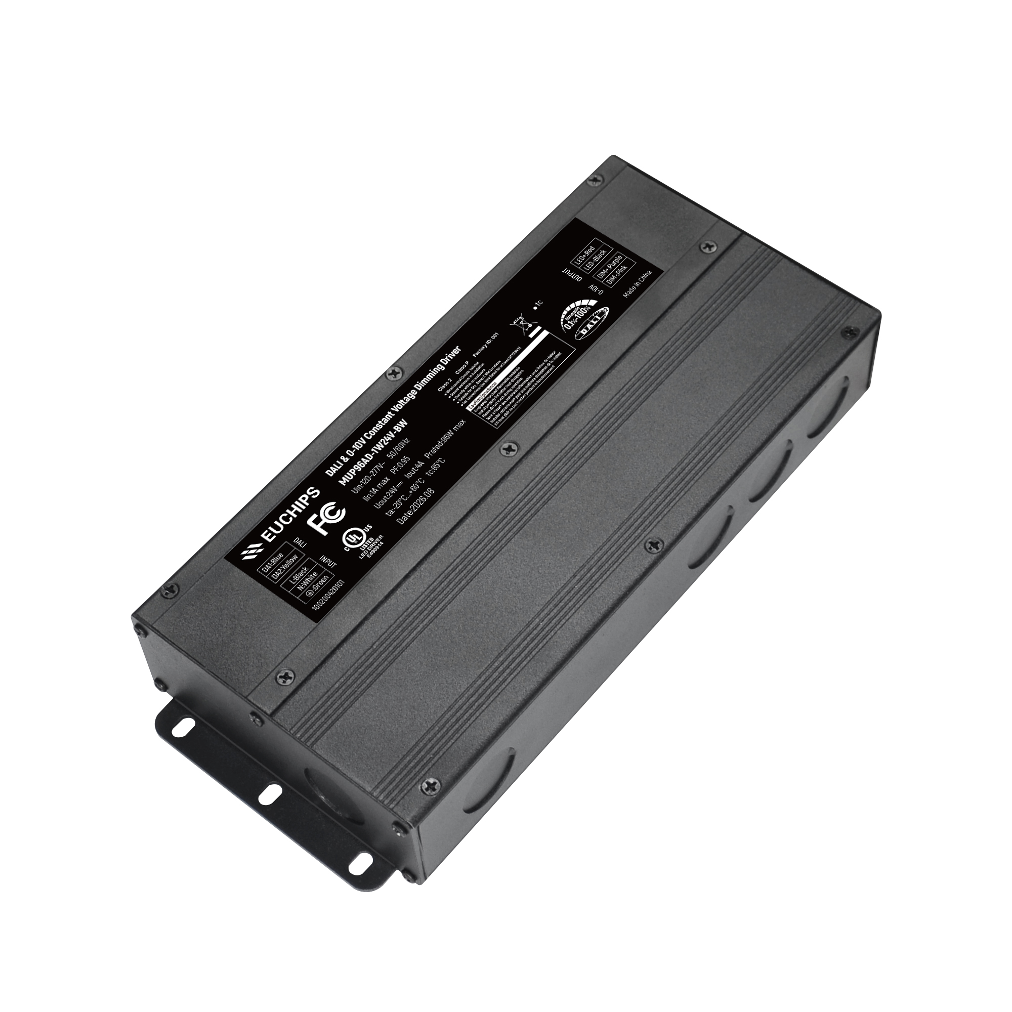 96W 24VDC DALI&0/1-10V CV Driver MUP96AD-1W24V-BW Featured Image