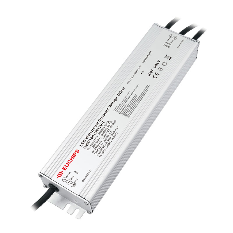 180W 12VDC 3ch Waterproof Non-dimmable CV Driver OWP180-3W12V-T Featured Image