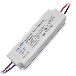 20W 24VDC Non-dimmable Waterproof CV Driver PEE20-1H24V