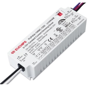 40W 850~1200mA*1ch 0/1-10V CC Driver PUP40A-1WMC-1200