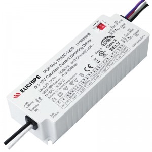 40W 850~1200mA 0/1-10V CC Driver PUP40A-1WMC-1200