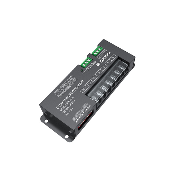 12-24VDC 8A*4ch DMX512/RDM RGBW Decoder PX0408