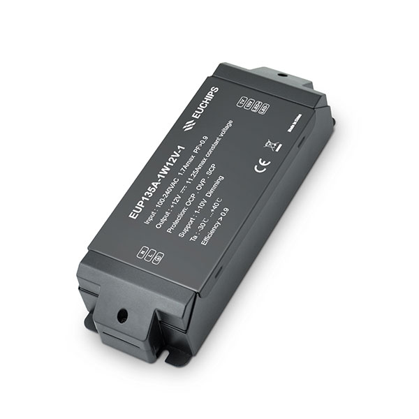 135W 12VDC 0/1-10V CV Driver EUP135A-1W12V-1