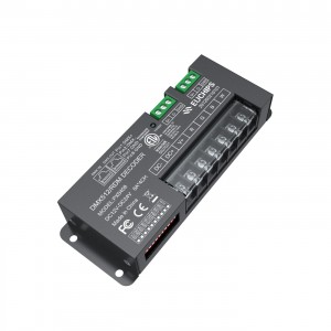 12-24VDC 8A*4ch DMX512/RDM RGBW Decoder PX0408