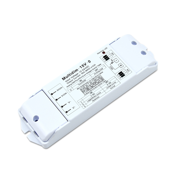 12-24DC 15A*1ch CV 0-10V Dimmer Multidim-15V-0