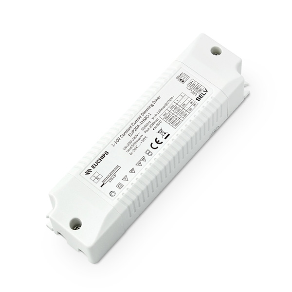 20W 350/500/550/700mA*1ch 0/1-10V CC Driver EUP20A-1HMC-1