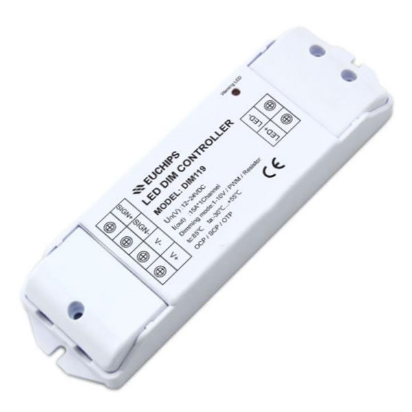 12-24VDC 15A*1ch CV 1-10V Dimmer DIM119